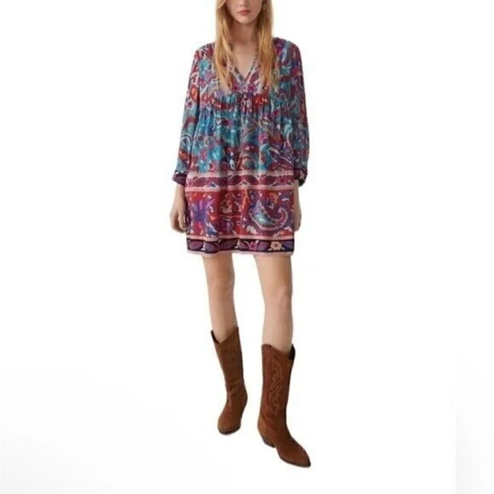 Ba&Sh Maureen floral-printed dress Size XS
